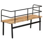 Bank 120x40x70 cm massief mangohout (Interieur)