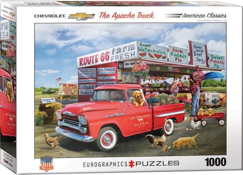1959 Chevrolet Apache - Greg Giordano Puzzel (1000 stukjes), Hobby en Vrije tijd, Denksport en Puzzels, Nieuw, Verzenden