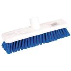 Zachte hygienische bezem 30cm  blauw | Machine wasbaar tot, Verzenden, Nieuw in verpakking