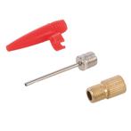 Silverline voetpomp - staal - met manometer, enkelcilinde..., Ophalen of Verzenden, Nieuw