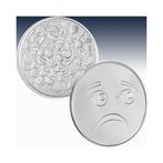 Wereld. Silver medal Emoji Frowny 2023 , 1 Oz (.999) (Zonder