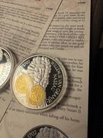 Nederlandse Antillen. 10 Gulden 2001 Maurits and Willem Van