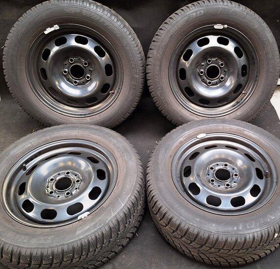 Winterset velgenset winter set Volkswagen Audi 215 60 R16, Auto-onderdelen, Overige Auto-onderdelen, Gebruikt, Verzenden