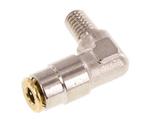 4mm x M 6 (conical) 90 graden L-verbinding Messing, Verzenden, Nieuw