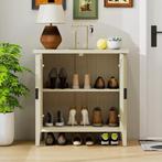 Rotan Opbergkast met 2 Deuren – Moderne Kast met Planken, Huis en Inrichting, Verzenden, Nieuw