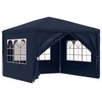 vidaXL Partytent 3x3 m blauw, Tuin en Terras, Partytenten, Verzenden, Nieuw, Partytent