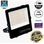 LED Floodlight 150 Watt | 6000K Daglicht Wit | Philips, Nieuw, Netvoeding, Waterbestendig, 50 tot 250 watt