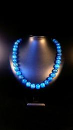 Blauwe Apatiet Ketting - streng - Hoogte: 50 cm - Breedte:, Nieuw