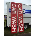 Car Was Signs - Plastic - Origineel, Huis en Inrichting, Woonaccessoires | Overige, Ophalen, Gebruikt