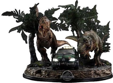 Jurassic World: The Lost World Statue 1/15 T-Rex Cliff At..., Verzamelen, Film en Tv, Nieuw, Ophalen of Verzenden