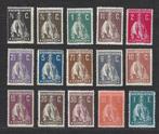 Portugal 1912 - Ceres complete serie - Mundifil 206/220, Postzegels en Munten, Postzegels | Europa | Spanje, Gestempeld