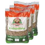 Houtpellets import 65 zakken a 15 kg, Tuin en Terras, Haardhout, Minder dan 3 m³, Ophalen of Verzenden, Overige houtsoorten, Blokken