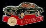Corvette 1963 pin- zwart-rood, Verzamelen, Verzenden, Nieuw, Transport, Speldje of Pin
