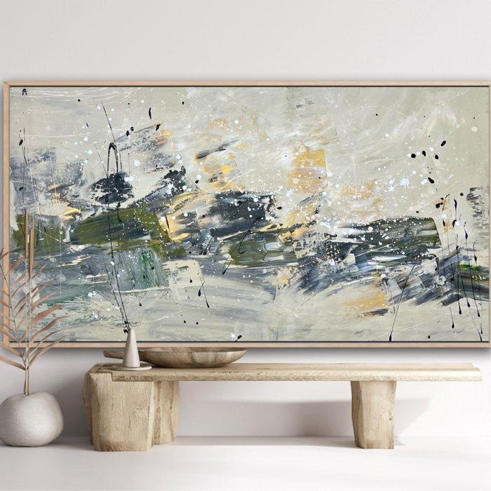 Ester Reut - Verde Mar XXL, Antiek en Kunst, Kunst | Schilderijen | Modern