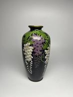 Vaas - Emaille, Koper, Zilver - Adachi - Japan - Meiji, Antiek en Kunst