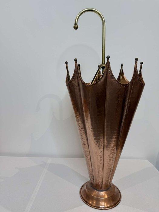 Paraplustandaard/rek - Koper, Messing, Antiek en Kunst, Kunst | Designobjecten