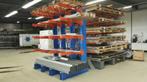 draagarmstelling enkelzijdig set 3,9 mtr. 3,2mtr. hoog