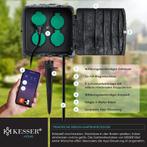 KESSER® Tuinstopcontact - 4 stopcontacten - IP44 waterdicht, Caravans en Kamperen, Verzenden, Nieuw