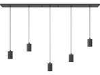 Calex Retro Plafondlamp - 5x E27 - Hanglamp Industrieel - 14, Verzenden, Zo goed als nieuw