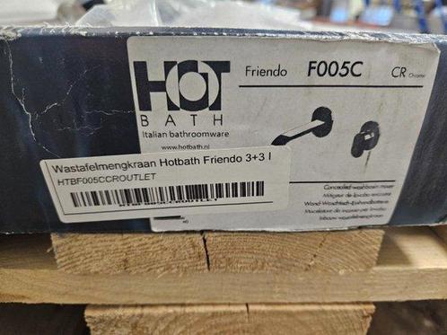 Afbouwdeel Hotbath Friendo F005C wastafelmengkraan inbouw, Doe-het-zelf en Verbouw, Sanitair, Kraan, Nieuw, Chroom, Ophalen of Verzenden