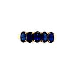 Josephine ring 14 krt - Sapphire, Ophalen of Verzenden, Nieuw