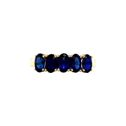 Josephine ring 14 krt - Sapphire, Sieraden, Tassen en Uiterlijk, Overige Accessoires, Nieuw, Ophalen of Verzenden
