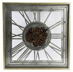 Decostar Klok Camden Messing 80 x 80 cm, Ophalen of Verzenden, Nieuw