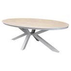 Talitha dining tuintafel 220x114xH75 cm ovaal latte, Tuin en Terras, Tuintafels, Ophalen of Verzenden, Nieuw