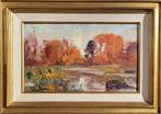 Armand Jamar (1870-1946) - Autumnal View of a Lake