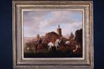Philips Wouwermans (1619-1668), Navolger van - Paardenvijver, Antiek en Kunst