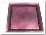 Onderbord Vierkant Purple Metallic 29x29 cm, Ophalen of Verzenden, Nieuw