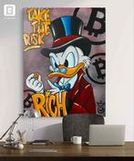 Xavier Van Walsem (1980) - Scrooge mcduck take the risk, Antiek en Kunst, Kunst | Schilderijen | Modern