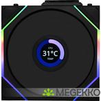 Lian Li UNI FAN TL Wireless LCD Reverse Blade 140mm Black, Verzenden, Nieuw