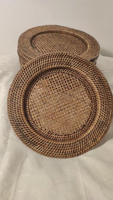 Flamant Grandes plaques Rares - Onderbord (8) - Bamboe,, Antiek en Kunst, Curiosa en Brocante