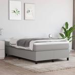 vidaXL Bedframe zonder matras 120x200 cm stof lichtgrijs, Huis en Inrichting, Slaapkamer | Bedden, Verzenden, Nieuw, Twijfelaar