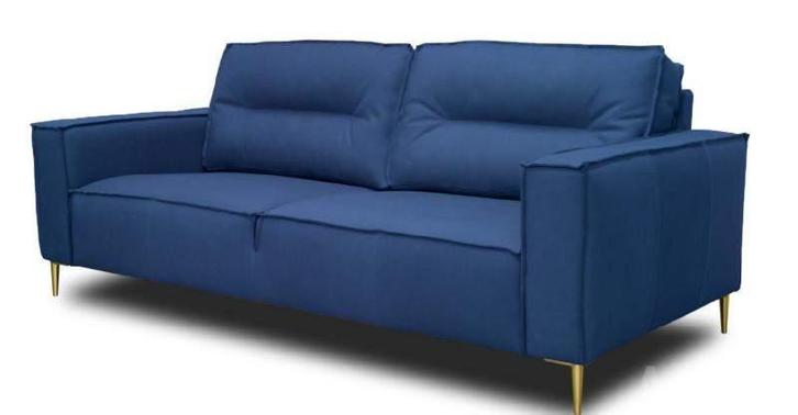 Bankstel Capelle - rechte banken - Blauw, Huis en Inrichting, Banken | Bankstellen, Nieuw, Stof