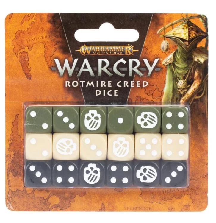 Warhammer Warcry rotmire creed dice (warhammer nieuw), Hobby en Vrije tijd, Wargaming, Nieuw, Ophalen of Verzenden