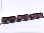 Schaal H0 Roco 46039, 46043 & 56277 goederenwagen set 3 s..., Hobby en Vrije tijd, Modeltreinen | H0, Gelijkstroom, Overige typen