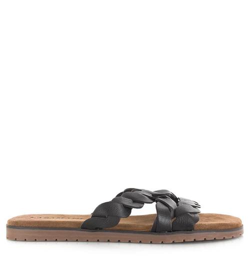 -18% Lazamani  Lazamani leren slipper leren slippers dames, Kleding | Dames, Schoenen, Slippers, Zwart, Nieuw, Verzenden