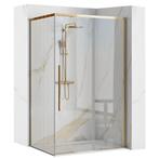 REA Gouden douchecabine met schuifdeur - 90x120 cm - veil..., Doe-het-zelf en Verbouw, Sanitair, Ophalen of Verzenden, Nieuw