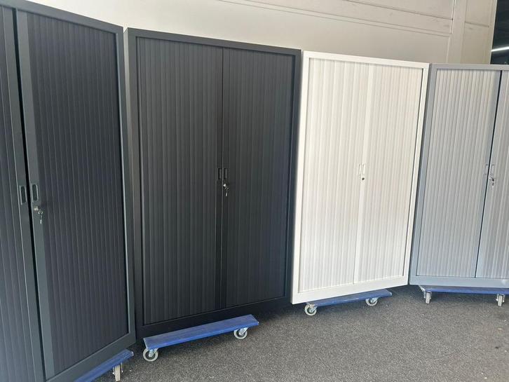 Nieuwe hoge archiefkasten / Roldeurkasten - 198x120x43, Huis en Inrichting, Kasten | Roldeurkasten en Archiefkasten, Meerdere deuren