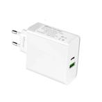 DrPhone XPC2 65 Watt Power Oplader – 2 Poorten PD 3.0 Snel L, Verzenden, Nieuw