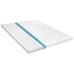 vidaXL Topmatras ei-profiel 6 cm koudschuim 140x200 cm, Verzenden, Nieuw, Wit