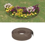 vidaXL Tuinranden 5 st 10 m 10 cm polyetheen bruin, Verzenden, Nieuw