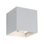 LED Cube Wandlamp 6W | DIMBAAR | IP65 | WIT, Huis en Inrichting, Lampen | Wandlampen, Ophalen of Verzenden, Nieuw, Metaal