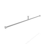 Steigerbuis Gordijnroede Mendoza | Staal 33.7 mm | Wand/Plaf, Huis en Inrichting, Ophalen of Verzenden, Nieuw