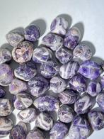***GEEN RESERVE*** Amethist Tumble Stones B-klasse – 35–38, Verzamelen, Mineralen en Fossielen