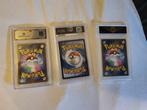 GlobalGrading - 3 Graded card - Pokémon - Charizard - PSA 9, Hobby en Vrije tijd, Verzamelkaartspellen | Pokémon, Nieuw