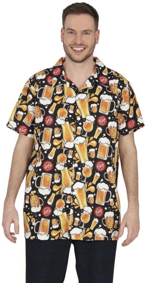 Overhemd Heren Bier, Kleding | Heren, Carnavalskleding en Feestkleding, Nieuw, Verzenden
