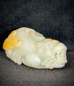 Grote jade beeldhouwwerk - Nefriet Jade - China - 20e eeuw, Antiek en Kunst